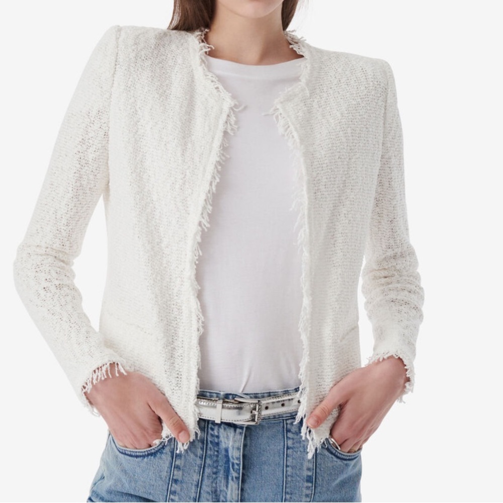 IRO Shavani Jacket size 34 white